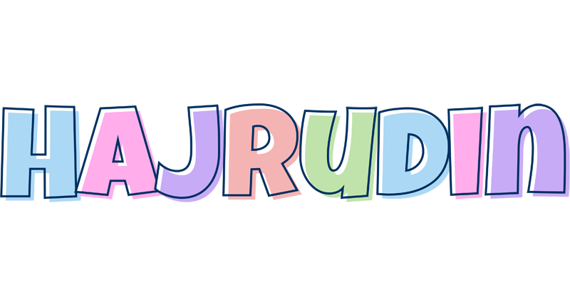 Hajrudin pastel logo
