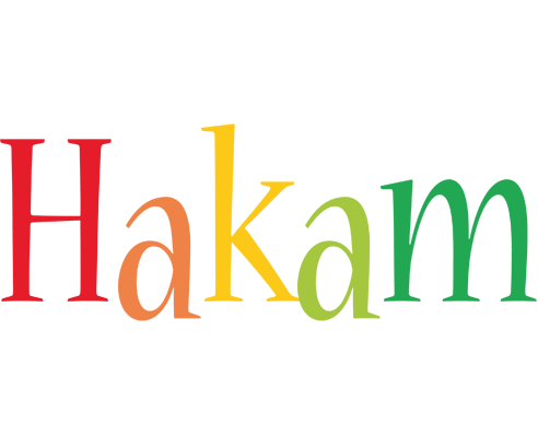 Hakam birthday logo