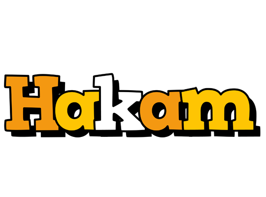 Hakam cartoon logo