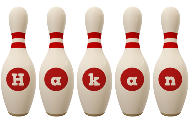 Hakan bowling-pin logo