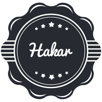 Hakar badge logo