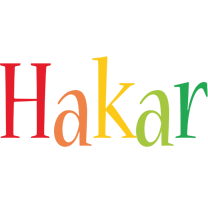 Hakar birthday logo