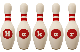 Hakar bowling-pin logo