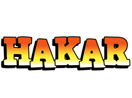 Hakar sunset logo