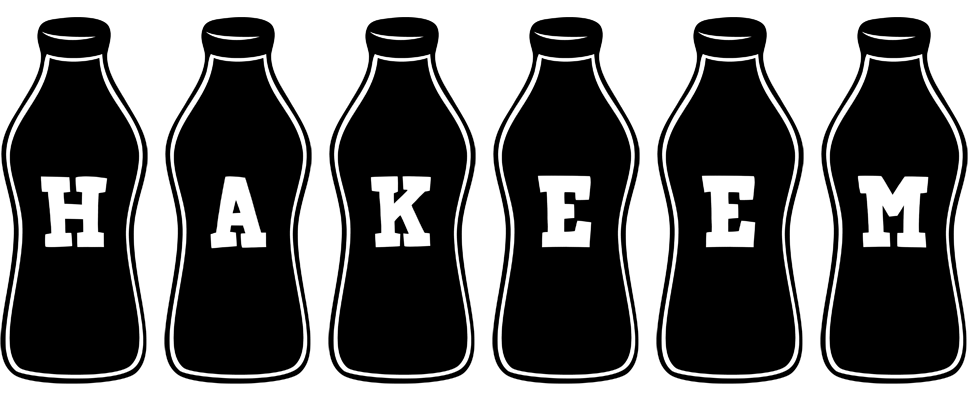 Hakeem bottle logo