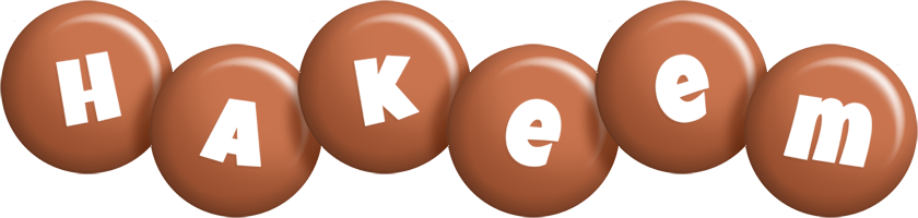 Hakeem candy-brown logo