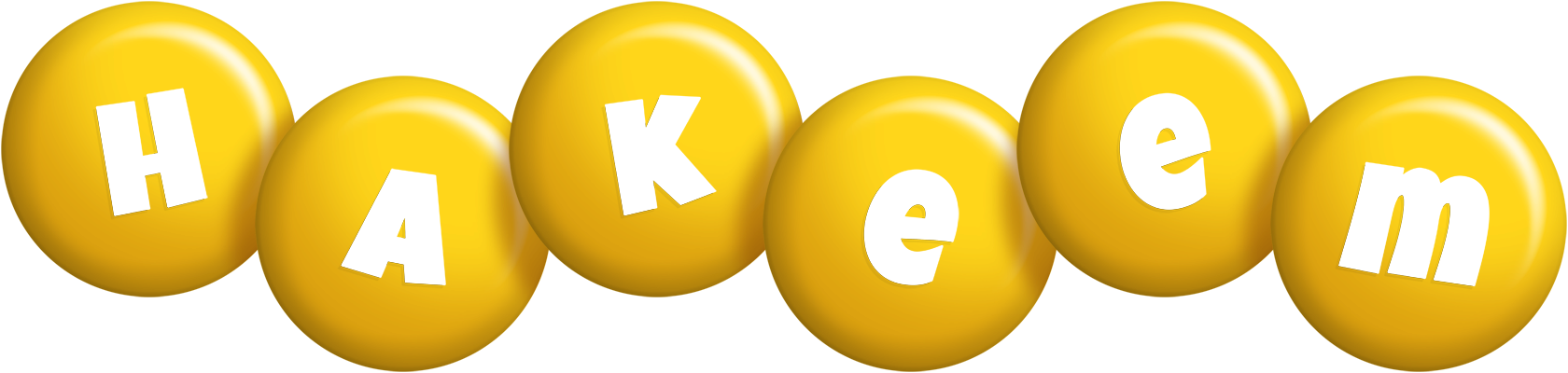 Hakeem candy-yellow logo