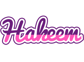 Hakeem cheerful logo