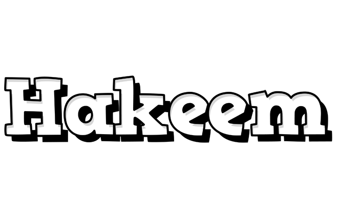 Hakeem snowing logo