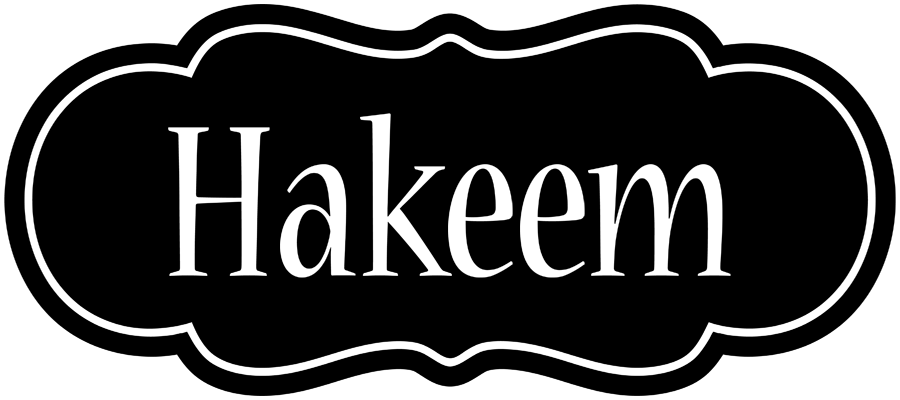 Hakeem welcome logo