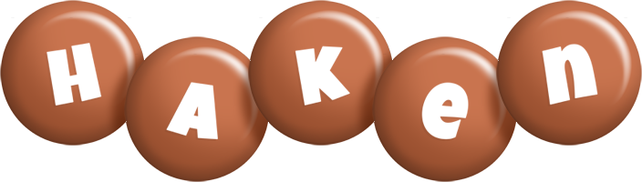 Haken candy-brown logo