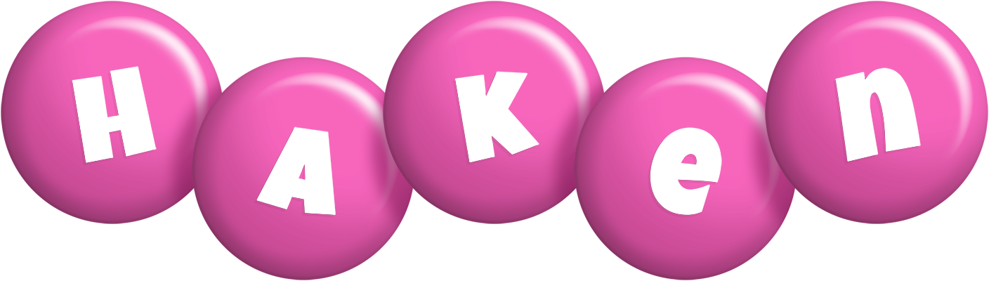 Haken candy-pink logo