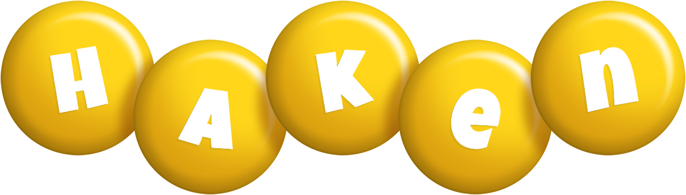 Haken candy-yellow logo