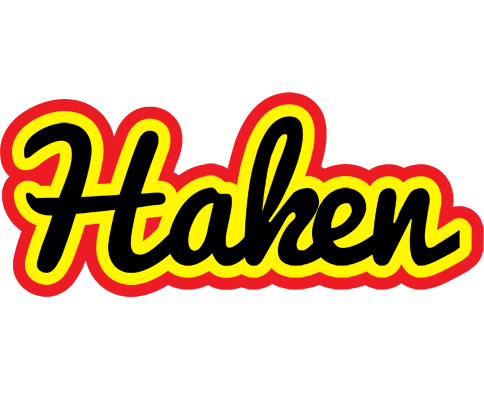 Haken flaming logo