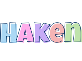 Haken pastel logo