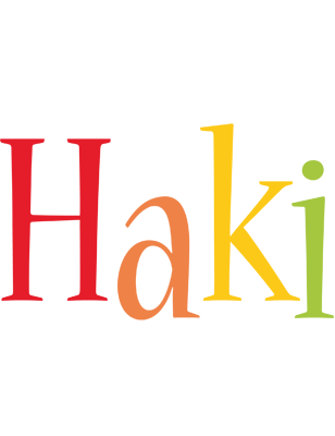 Haki birthday logo