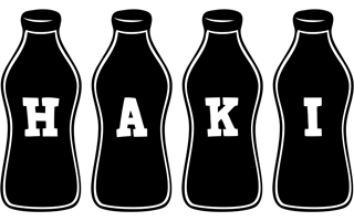 Haki bottle logo