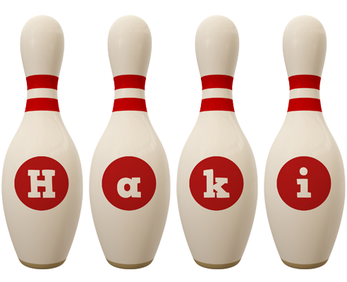Haki bowling-pin logo