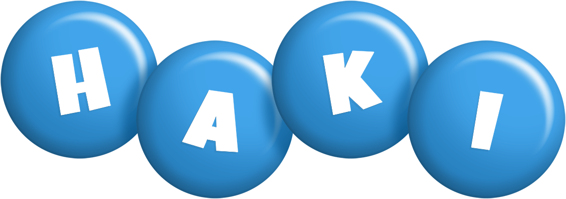 Haki candy-blue logo