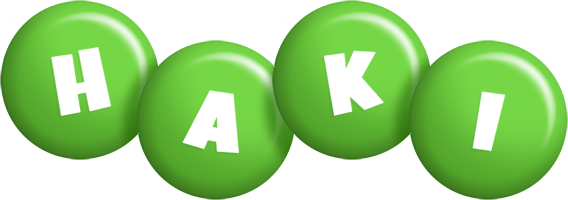 Haki candy-green logo