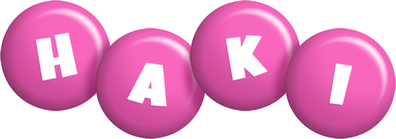 Haki candy-pink logo