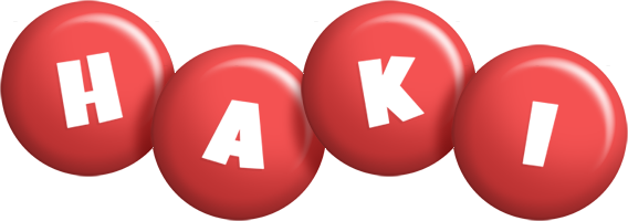 Haki candy-red logo