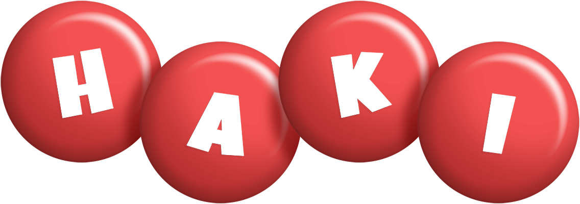 Haki candy-red logo