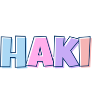 Haki pastel logo