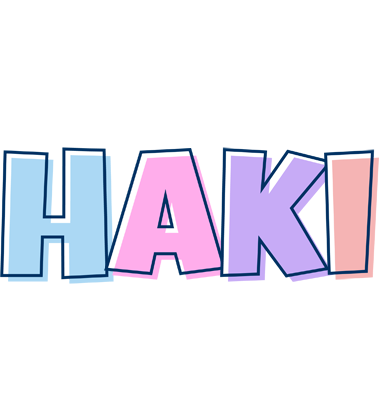 Haki pastel logo