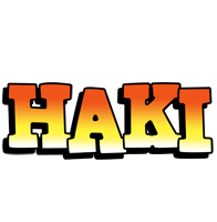 Haki sunset logo