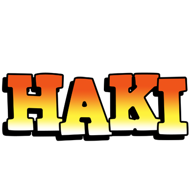 Haki sunset logo