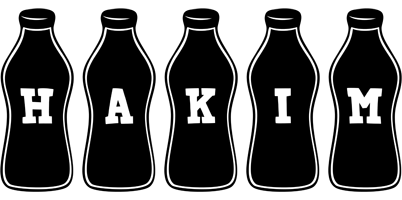 Hakim bottle logo