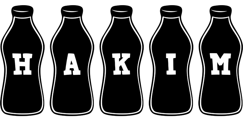 Hakim bottle logo
