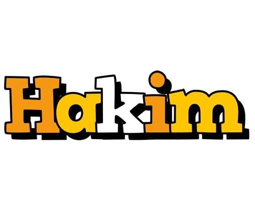Hakim cartoon logo