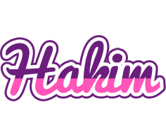 Hakim cheerful logo