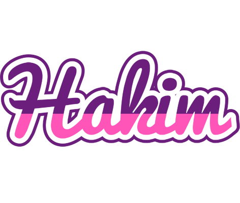 Hakim cheerful logo