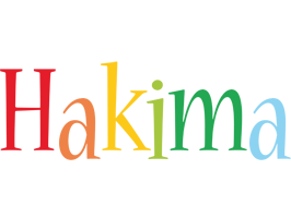 Hakima birthday logo