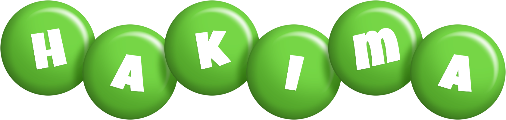 Hakima candy-green logo