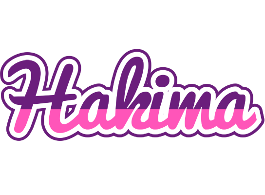 Hakima cheerful logo