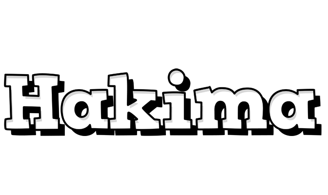 Hakima snowing logo