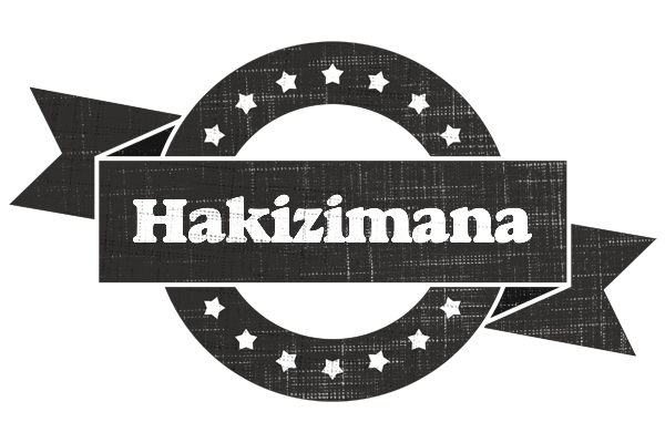 Hakizimana grunge logo
