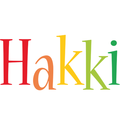 Hakki birthday logo