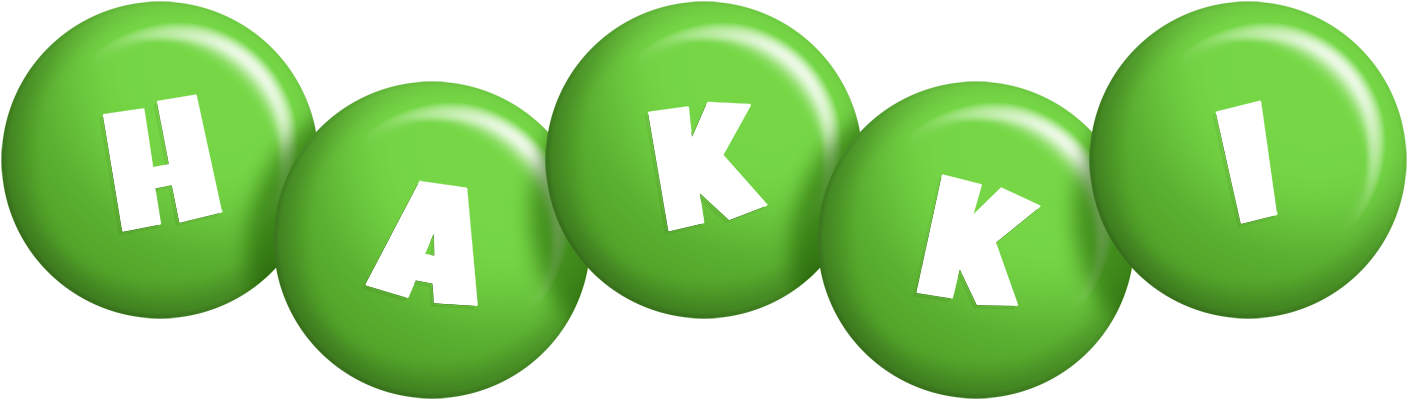 Hakki candy-green logo