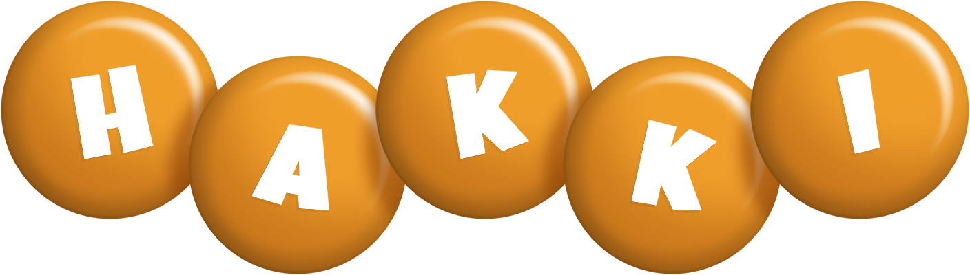 Hakki candy-orange logo