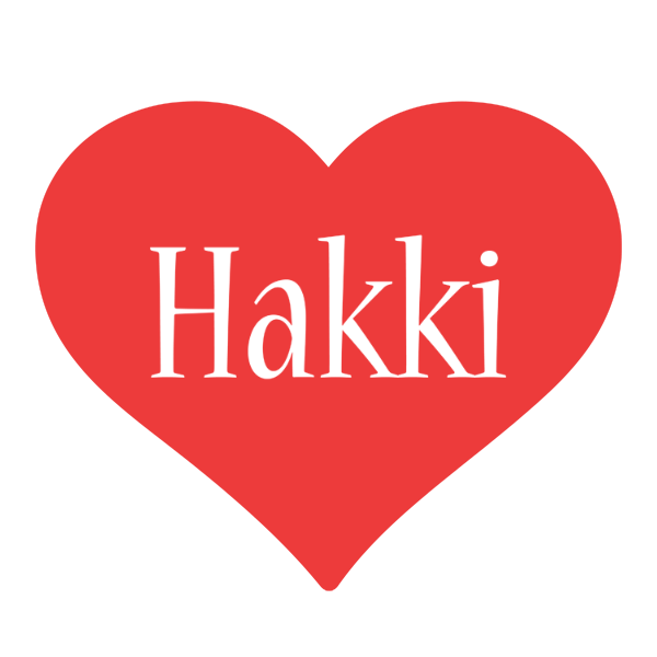 Hakki love logo
