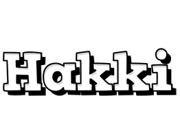 Hakki snowing logo