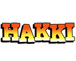 Hakki sunset logo