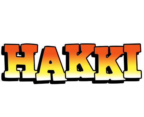 Hakki sunset logo