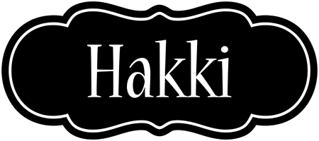 Hakki welcome logo