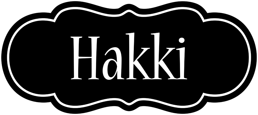 Hakki welcome logo